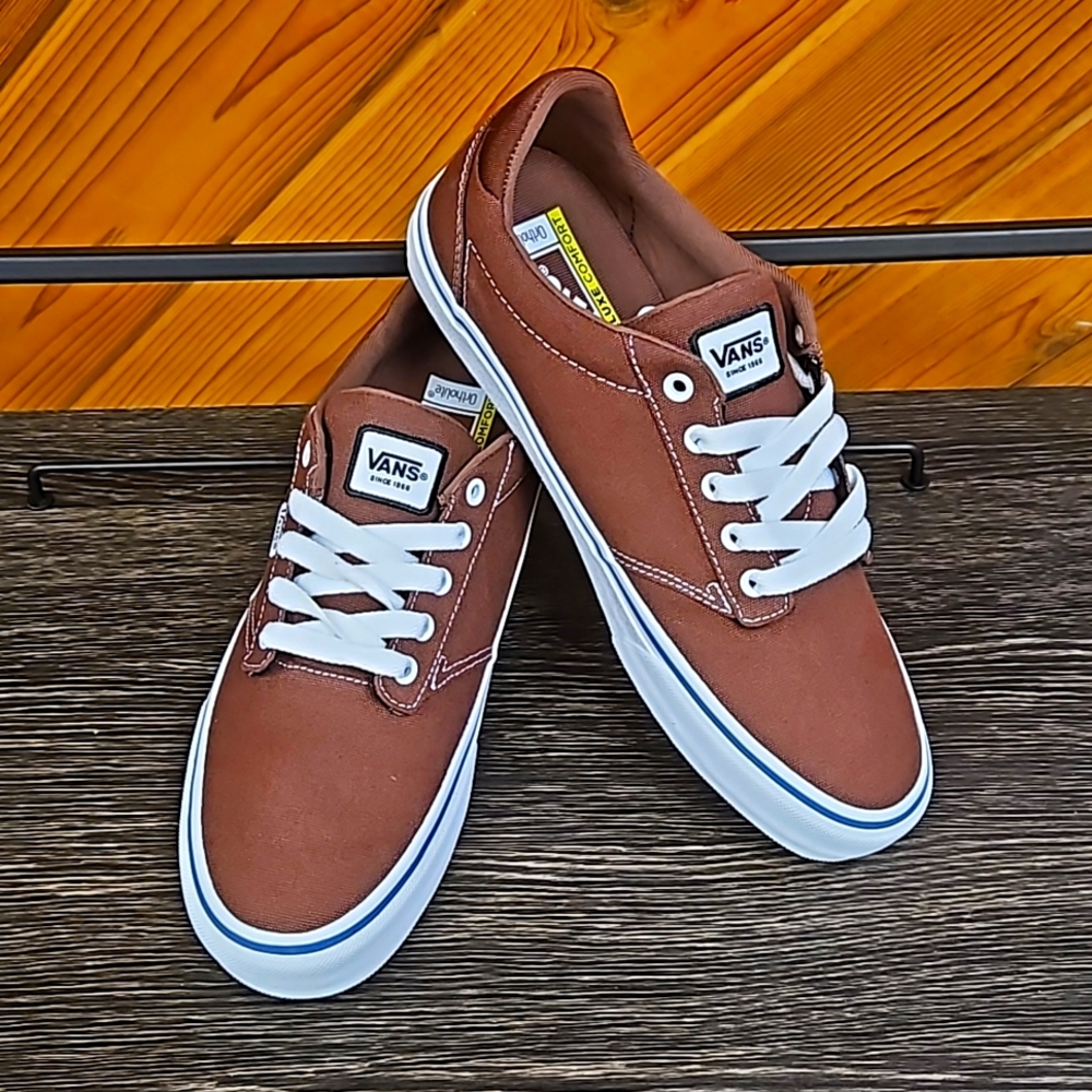 NEW VANS Mens Atwood Deluxe- Canvas Root Beer - Size 11